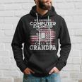 My Favorite Computer Engineer Calls Me Grandpa Usa Flag Papa Gift For Mens Hoodie Gifts for Him