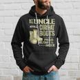 My Uncle Wears Combat Boots Dog Tags Proud Military Niece Hoodie Gifts for Him