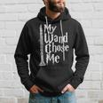My Wand Chose Me - Clarinet Player Clarinetist Music Lover Hoodie Gifts for Him