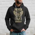 Never Underestimate The Power Of Companion Personalized Last Name Hoodie Gifts for Him