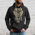 Never Underestimate The Power Of Denz Personalized Last Name Hoodie Gifts for Him