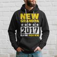 New Grandpa 2017 Rank Rookie New Baby Pregnancy Hoodie Gifts for Him