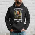 New Orleans Louisiana Bourbon Street Jazz Party Souvenir Hoodie Gifts for Him
