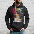 Nurse Black Woman Magic Afro Melanin Queen Black History Hoodie Gifts for Him