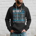 October Birthday Gifts - Born In October Libra Hoodie Gifts for Him