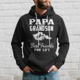 Papa And Grandson Best Friends For Life Grandpa Gift Men Hoodie Gifts for Him