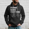 Papaw Know Everything Funny Fathers Day Gift For Grandpa Hoodie Gifts for Him