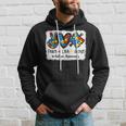 Peace Love Accept Autism Puzzle Pieces Autism Mom Dad Kids Hoodie Gifts for Him