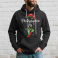 Photographer Elf Costume Funny Christmas Gift Team Group Men Hoodie Graphic Print Hooded Sweatshirt Gifts for Him