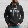 Pilot Mom Funny Cute Airplane Aviation Gift Hoodie Gifts for Him