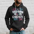 Pink Or Blue Daddy Loves You Elephants-Baby Gender Reveal Hoodie Gifts for Him