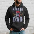 Pirate Dad Captain Pirate Sea Pirate Skull Men Daddy Hoodie Gifts for Him