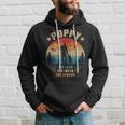 Poppy The Man The Myth The Legend Men Retro Sunset Grandpa Hoodie Gifts for Him