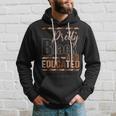 Pretty Black And Educated African Pride Black Month History Hoodie Gifts for Him