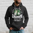 Promoted To Grandpa Again Est 2023 Pregnancy Announcement Hoodie Gifts for Him