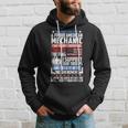 Proud American Mechanic Salute Support 2Nd Amendment Hoodie Gifts for Him