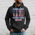Proud Army National Guard Sister Usa Veteran Military Hoodie Gifts for Him