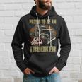 Proud To Be An Old School Trucker Hoodie Gifts for Him