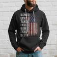 Retired Military Phonetic Alphabet Retirement Announcement Men Hoodie Graphic Print Hooded Sweatshirt Gifts for Him
