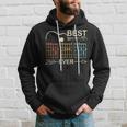Retro Best Dad Ever D A D Chord Guitar Guitarist Fathers Day Hoodie Gifts for Him