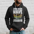 Retro Cool Dads Have Beards Vintage Fathers Day Best Dad Hoodie Gifts for Him