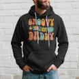 Retro Groovy Birthday Family Matching Cute Groovy Daddy Hoodie Gifts for Him