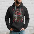 Santa Claws Jurassic Ugly Christmas Sweater Hoodie Gifts for Him