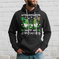 Shenanigans With My Gnomies Shamrock Happy St Patricks Day Hoodie Gifts for Him