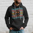 Smile Face Cool Dads Club Retro Groovy Fathers Day Hippie Hoodie Gifts for Him