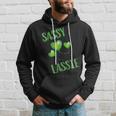 St Patricks Day Sassy Lassie Hoodie Gifts for Him