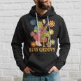 Stay Groovy Frog Hippie Hoodie Gifts for Him