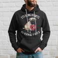 Stealing Hearts Blasting Farts Pug Valentines Day Hoodie Gifts for Him