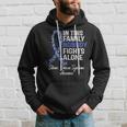 Stevens Johnson Syndrome Awareness Gift Nobody Fights Alone Hoodie Gifts for Him