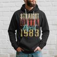 Straight Outta April 1983 37Th Awesome Birthday Gifts Hoodie Gifts for Him