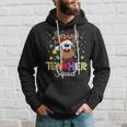 Teacher Squad Reindeer Funny Teacher Christmas Xmas Matching V4 Men Hoodie Graphic Print Hooded Sweatshirt Gifts for Him