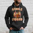Thanksgiving Day Turkey Day Funny Thanksgiving Gobble Squad Hoodie Gifts for Him