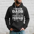 The Best Dads Get Promoted To Peepaw Grandpa GiftGift For Mens Hoodie Gifts for Him