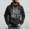 This King Was Born On July 1St Happy Birthday To Me You Dad Hoodie Gifts for Him