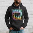 Tie Dye Legend Since 2012 10 Years Old Funny 10Th Birthday Hoodie Gifts for Him
