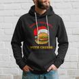 Ugly Christmas Sweater Burger Happy Holidays With Cheese V18 Hoodie Gifts for Him