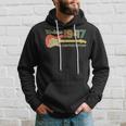 Vintage 1947 Birthday Gifts Guitar Lovers 76Th Birthday Hoodie Gifts for Him