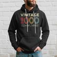 Vintage 2000 Wedding Anniversary Born In 2000 Birthday Party Hoodie Gifts for Him