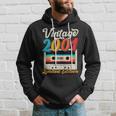 Vintage 2001 Wedding Anniversary Born In 2001 Birthday Party Hoodie Gifts for Him