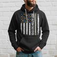Vintage American Flag Best Autism Dad Ever Autism Awareness Hoodie Gifts for Him