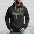 Vintage American Flag Proud Army Son Veteran Day Gift Hoodie Gifts for Him