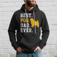 Vintage Best Pug Dad Ever Fathers Day Dog Gifts Hoodie Gifts for Him