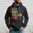 Vintage Mens Best Welder Dad Ever Fathers Day Funny Gifts Hoodie Gifts for Him
