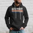 Vintage Retro 70S 80S Style Hometown Of Wolf Point Mt Hoodie Gifts for Him