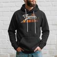 Virginia Vintage Retro 70S Style Stripe State Silhouette Hoodie Gifts for Him