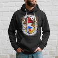Volleyball Christmas Reindeer With Santa Hat Funny Holiday Men Hoodie Graphic Print Hooded Sweatshirt Gifts for Him